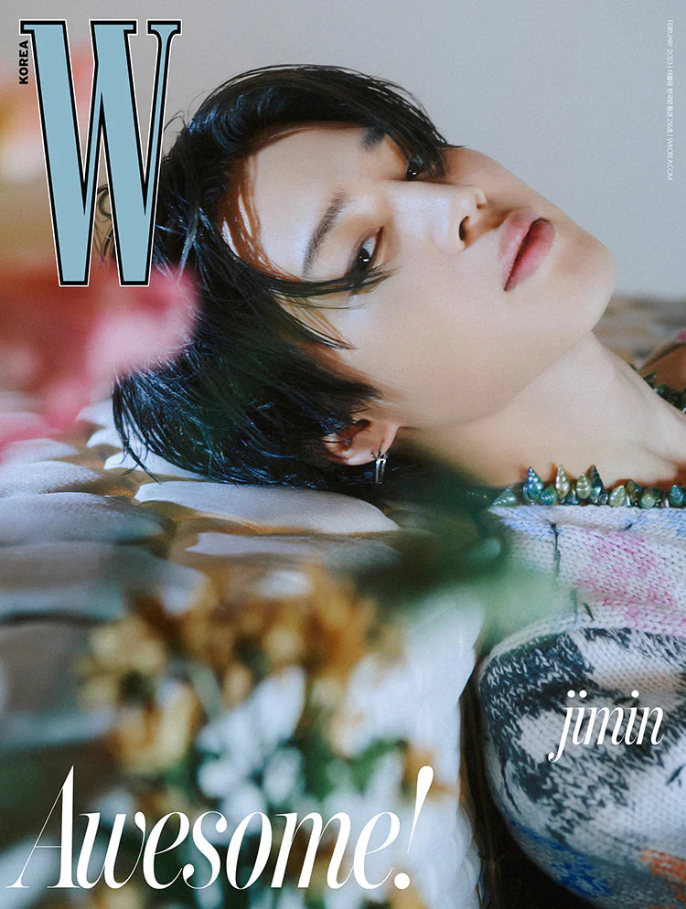 BTS Jimin On W Korea Magazine Cover (2023 Vol.2 Issue)