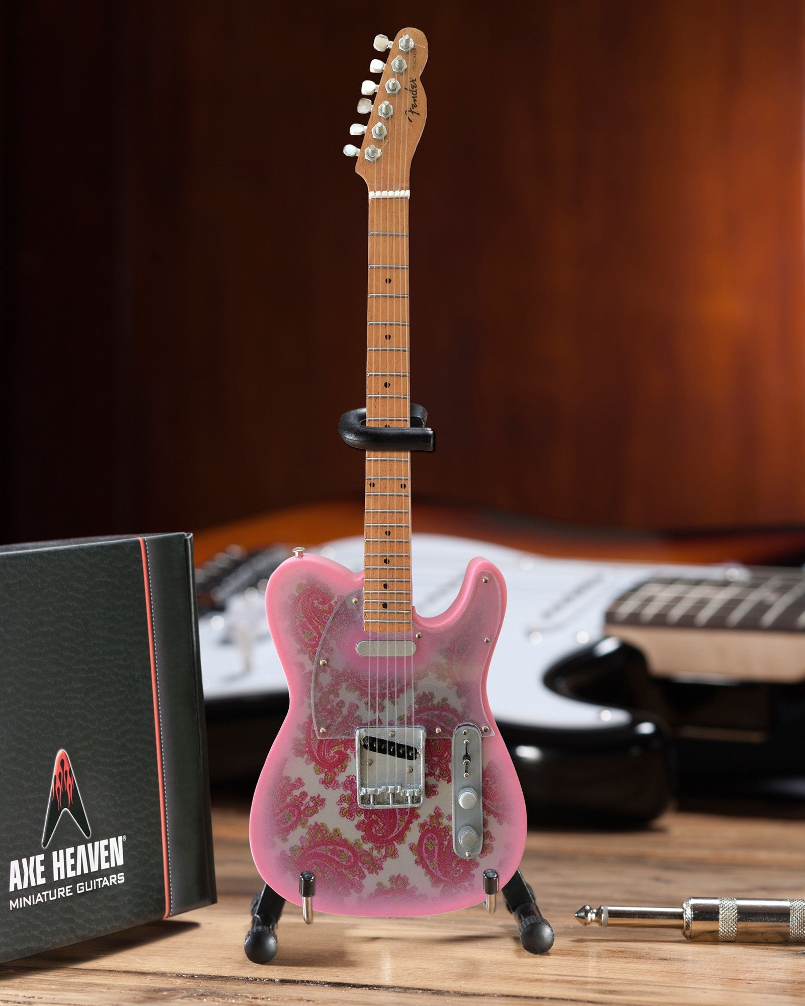 Fender™ Miniature Pink Paisley Telecaster™ Guitar Replica - Officially Licensed - Osadia Concept Store