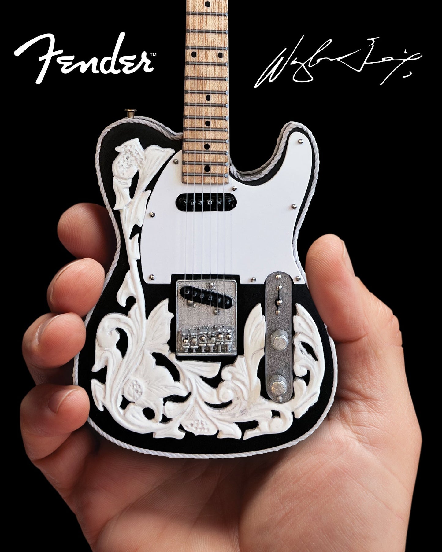 Waylon Jennings Tribute Mini Fender™ Tele™ Guitar Replica - Officially Licensed - Osadia Concept Store