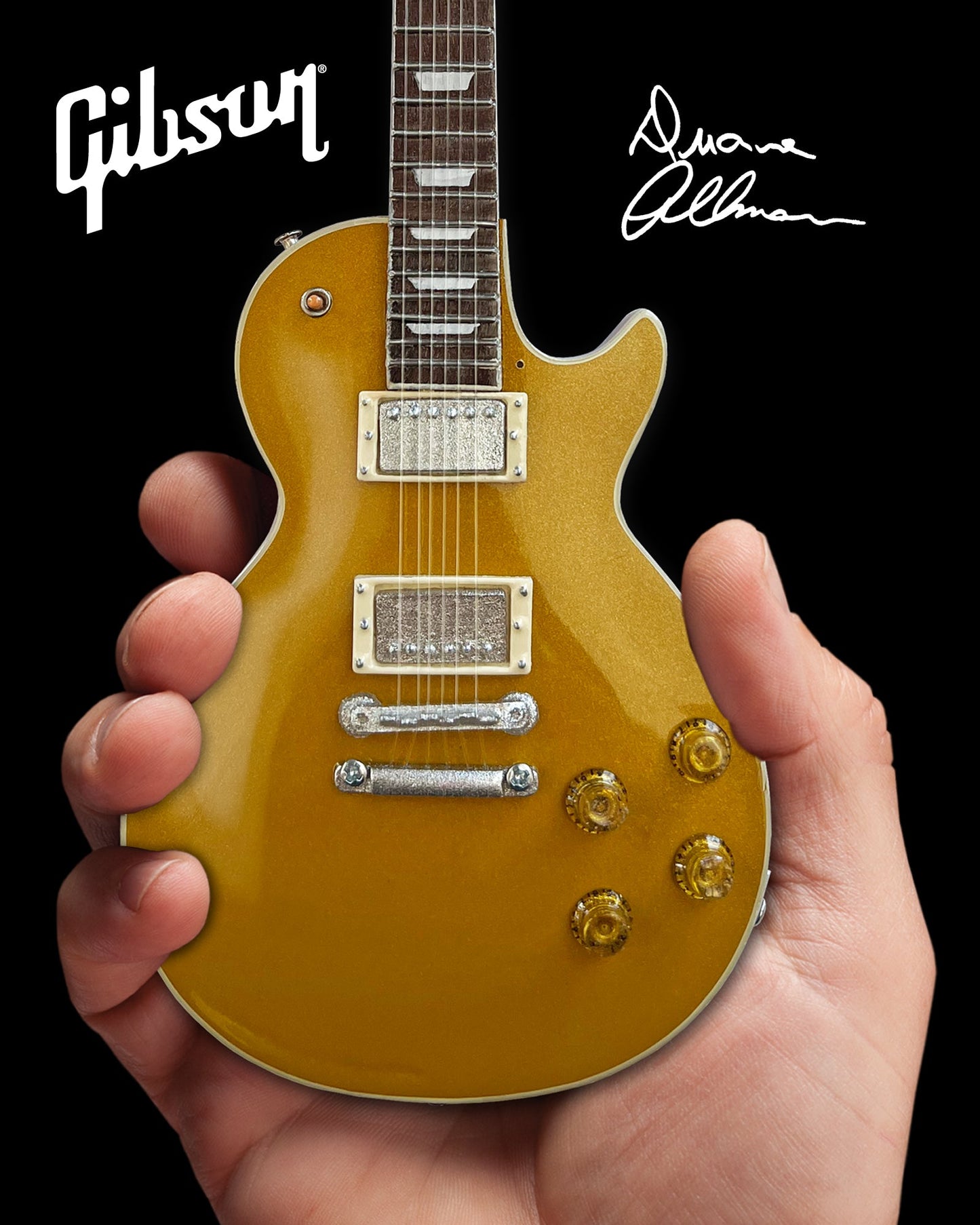 Duane Allman 1957 Gibson Les Paul Goldtop Mini Guitar Model - Osadia Concept Store