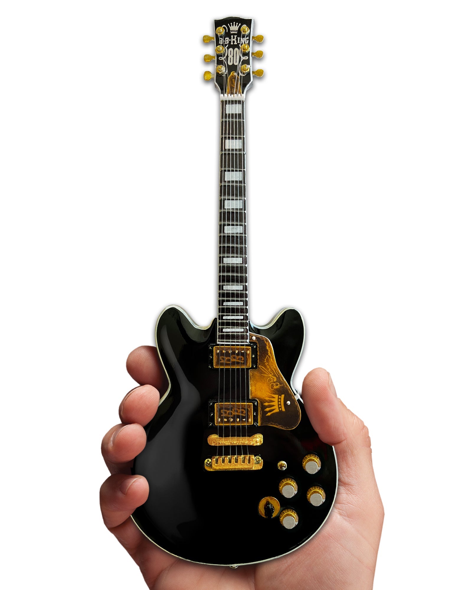 BB KING Gibson ES-345 80th Birthday Lucille Miniature Guitar Model - Osadia Concept Store