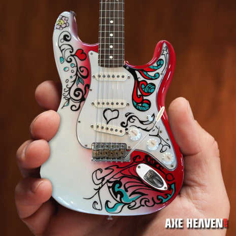 Officially Licensed Jimi Hendrix Mini Fender™ Strat™ Monterey Guitar Model - Osadia Concept Store