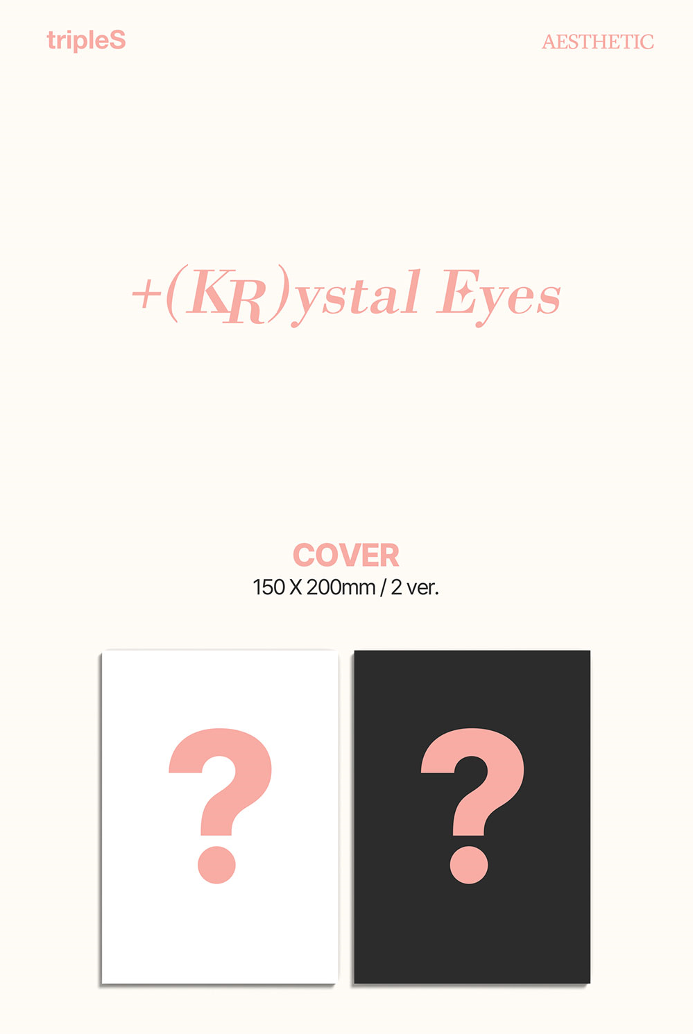 Triples Mini Album - Krystal Eyes Aesthetic - Osadia Concept Store