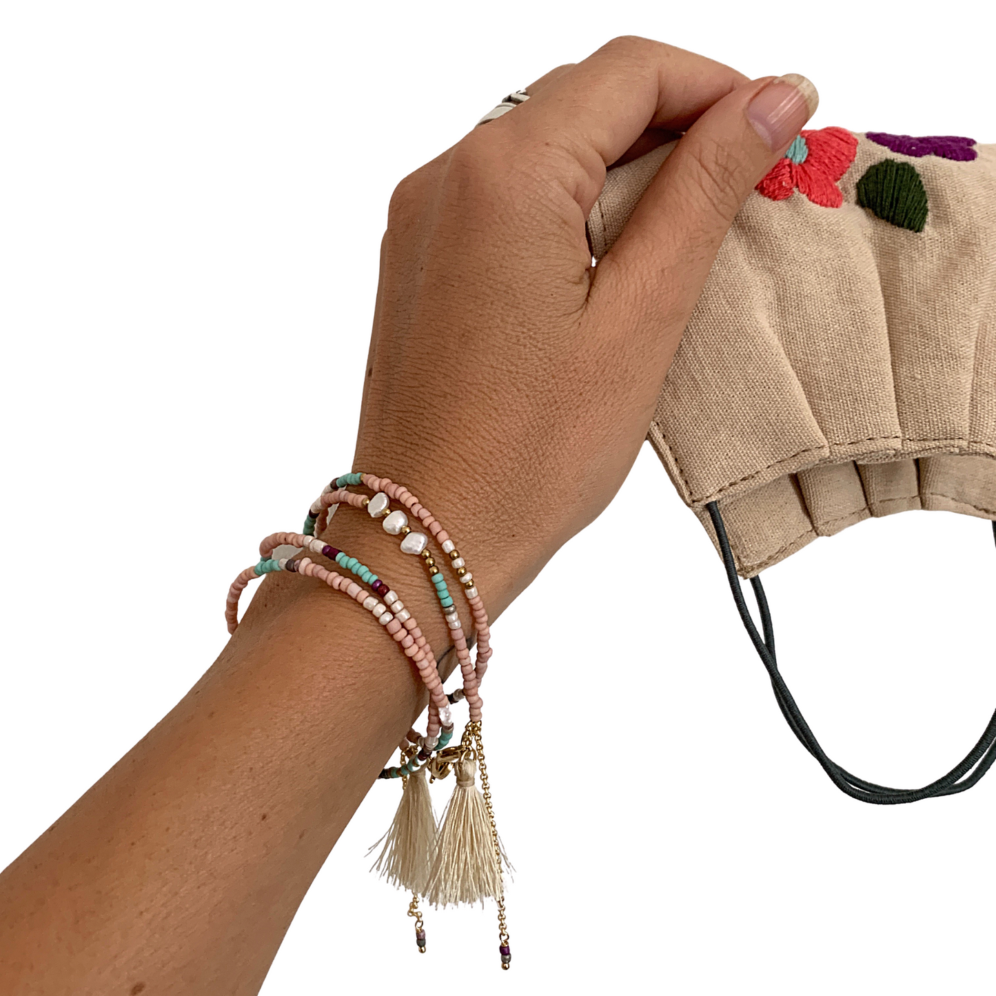 Cindy Bead & Tassel Sunglass Chain - Thailand