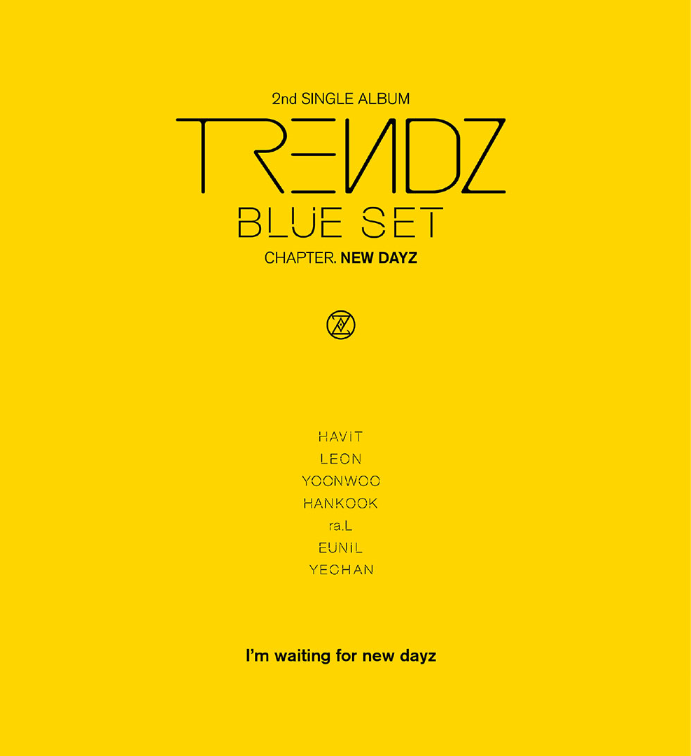 Trendz 2nd Single Album - Blue Set Chapter New Dayz