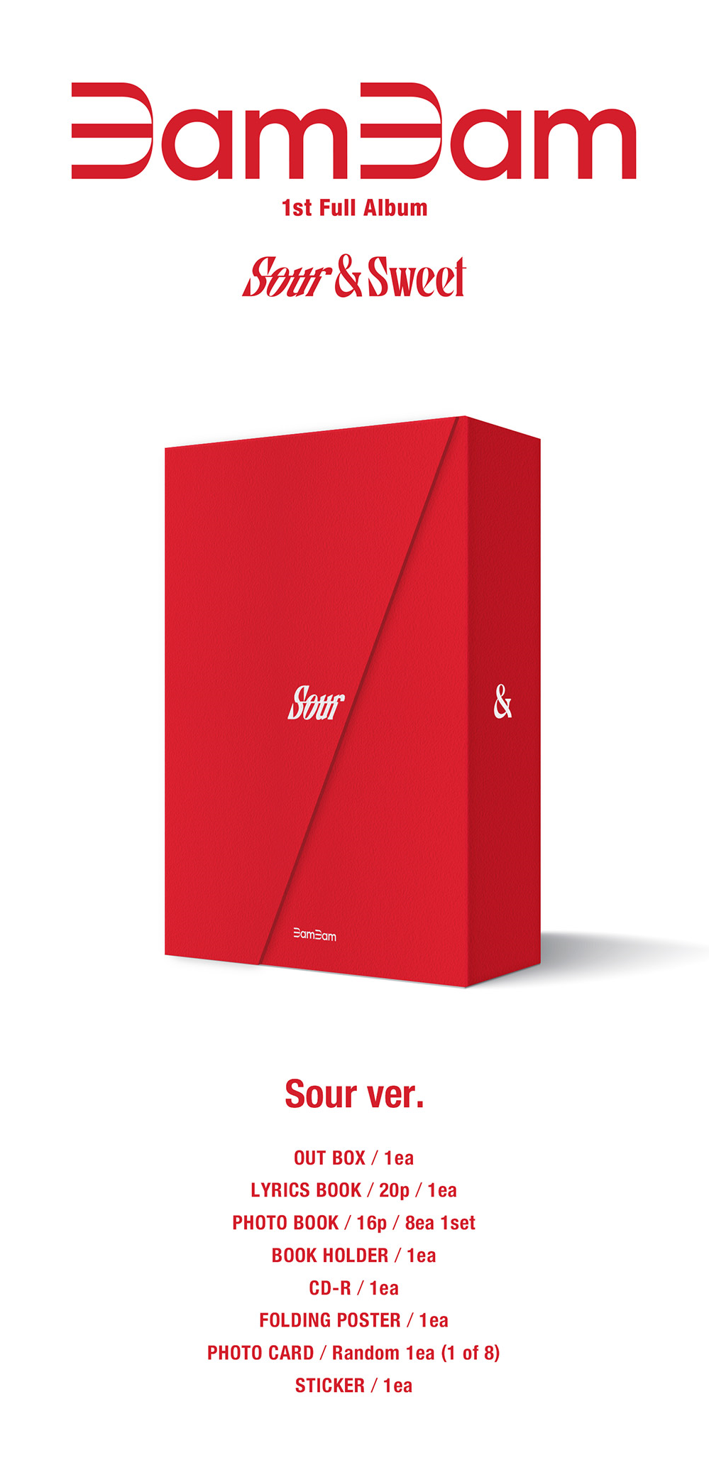 Bambam 1st Full Album - Sour & Sweet - Osadia Concept Store