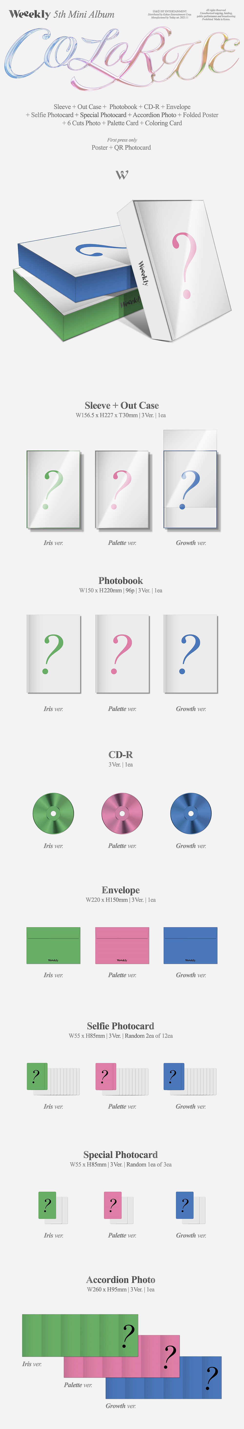 Weeekly 5th Mini Album - Colorise