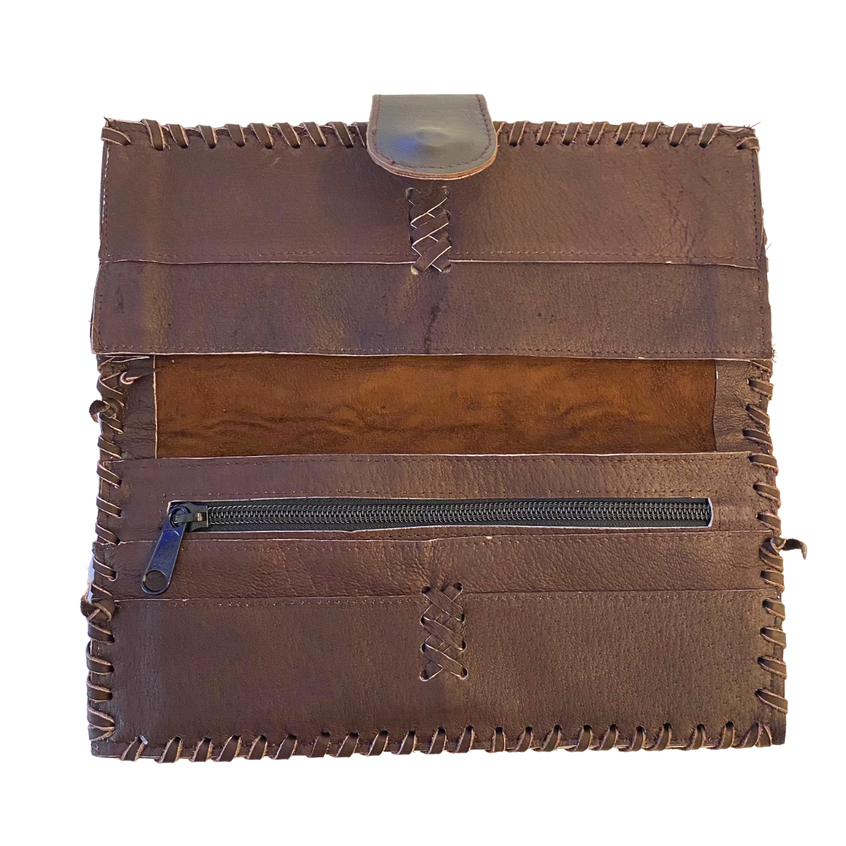 Upcycled Antique Applique Wallet - Thailand