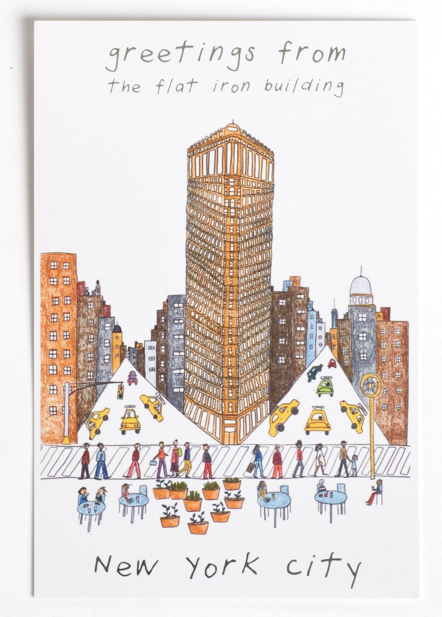 Greetings from The Flatiron Building Postcard