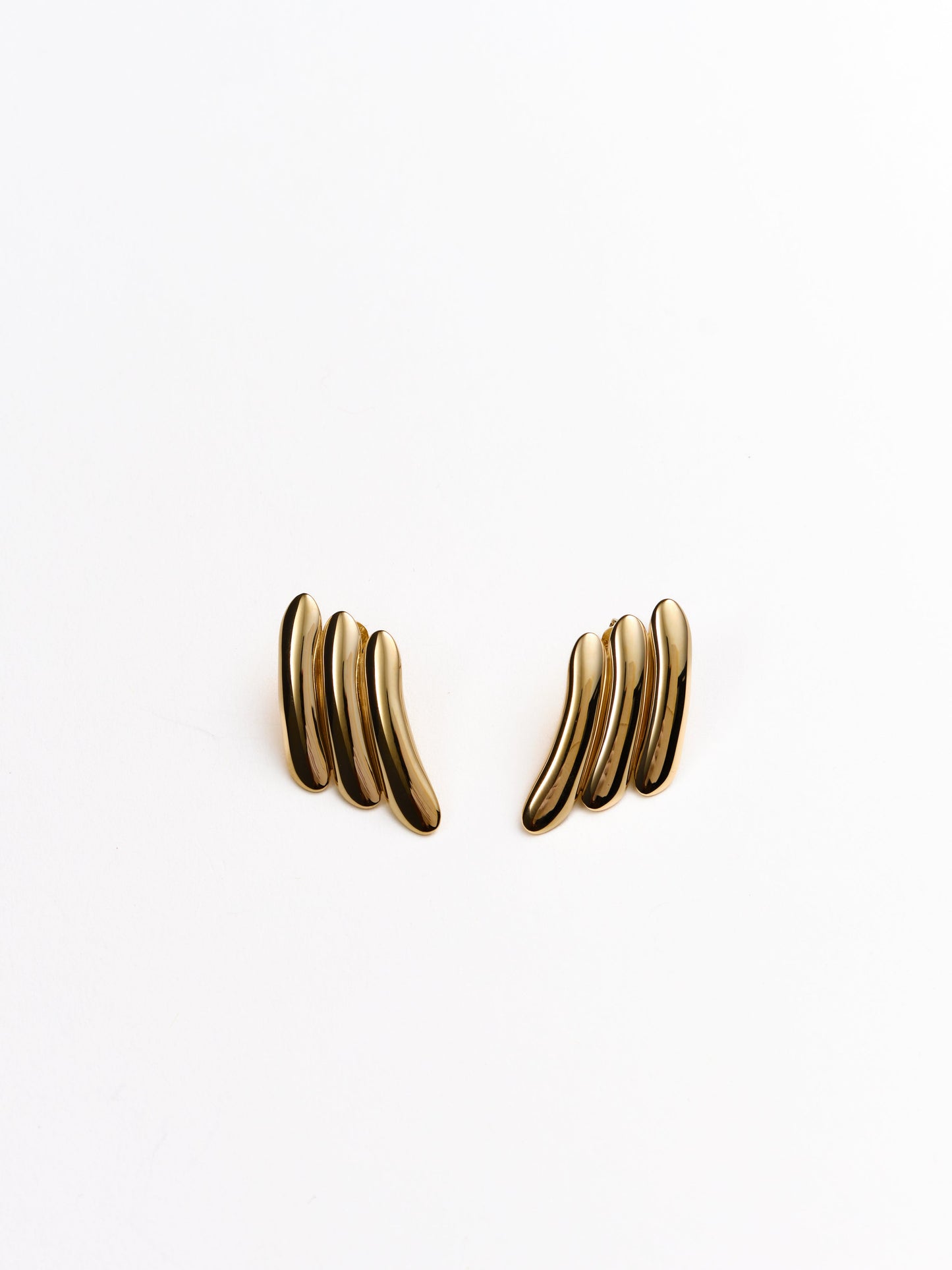 Maxime Large Ribbed Earrings