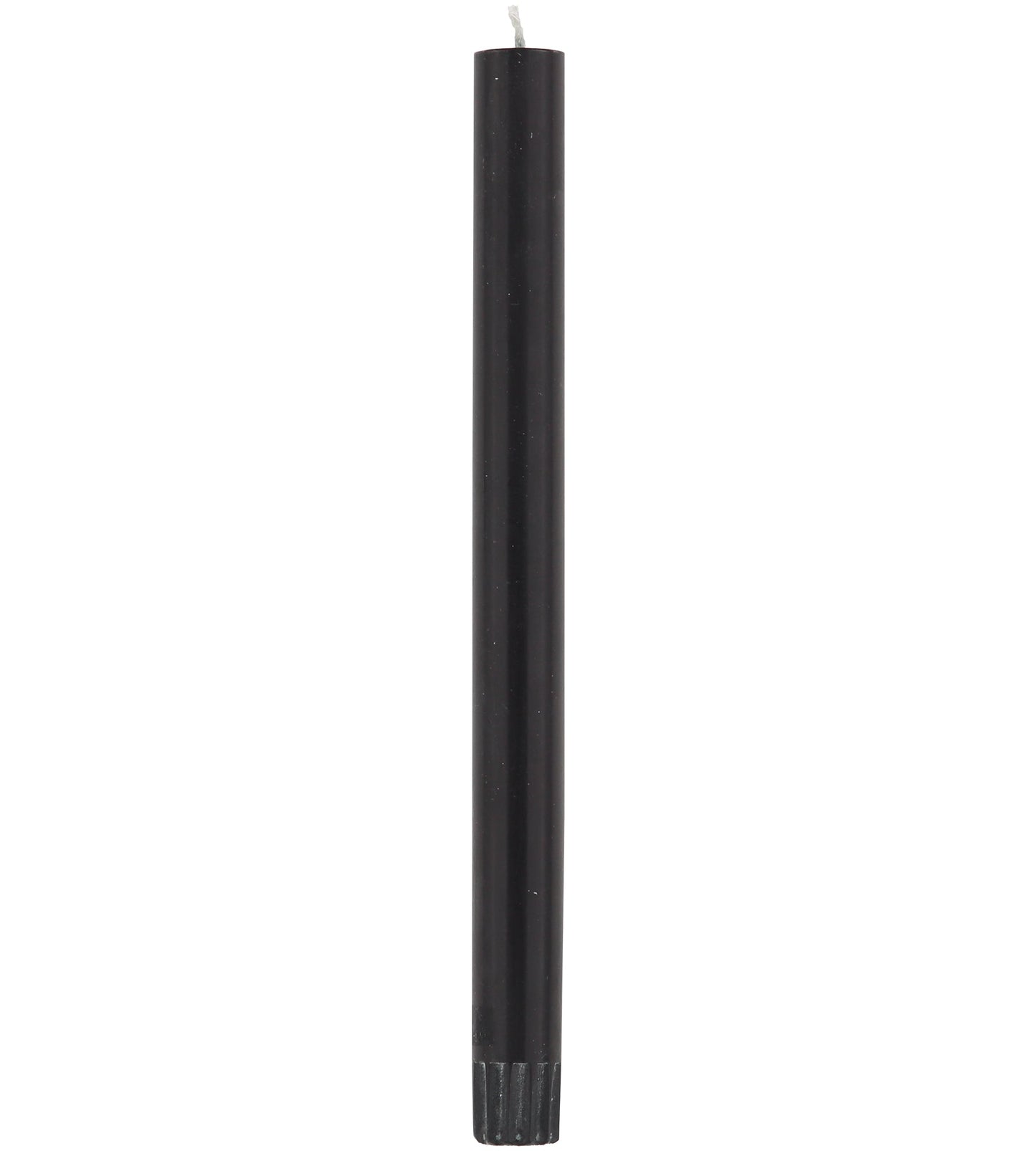 S/25 Jet Black Dinner Candles