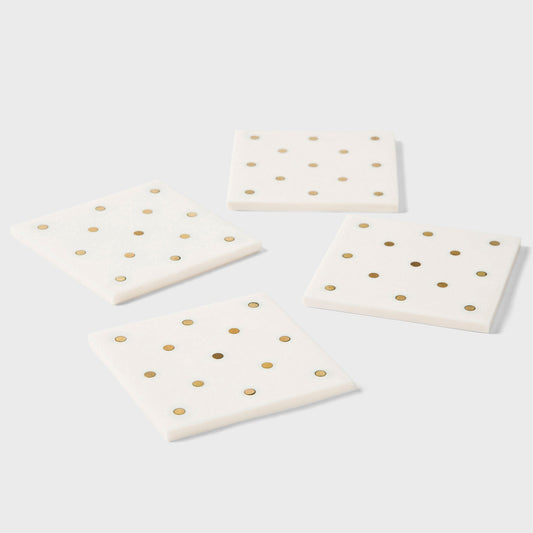Sitara Resin Inlay Coaster Set of 4