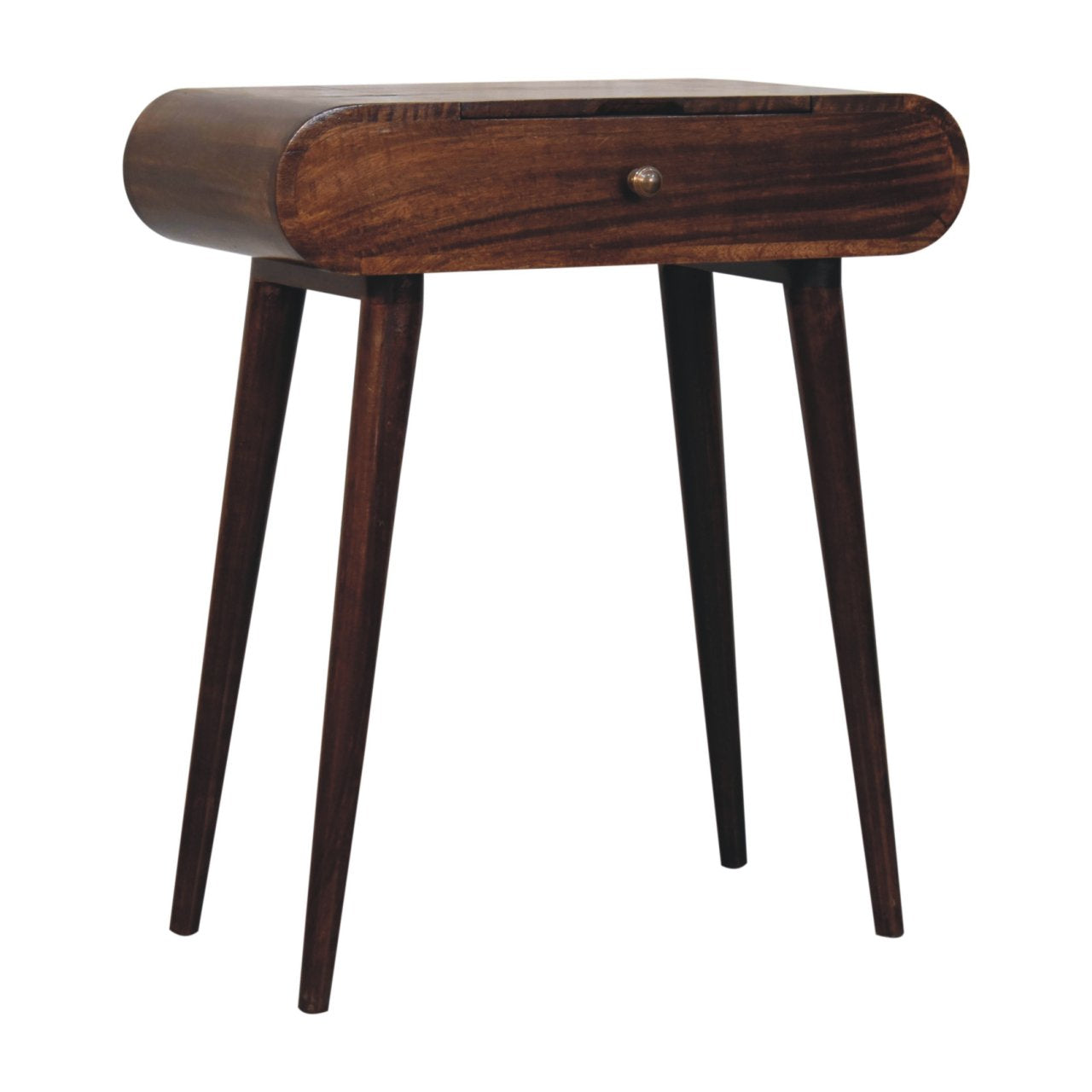 Solid Wood Mini California Walnut Dressing Table