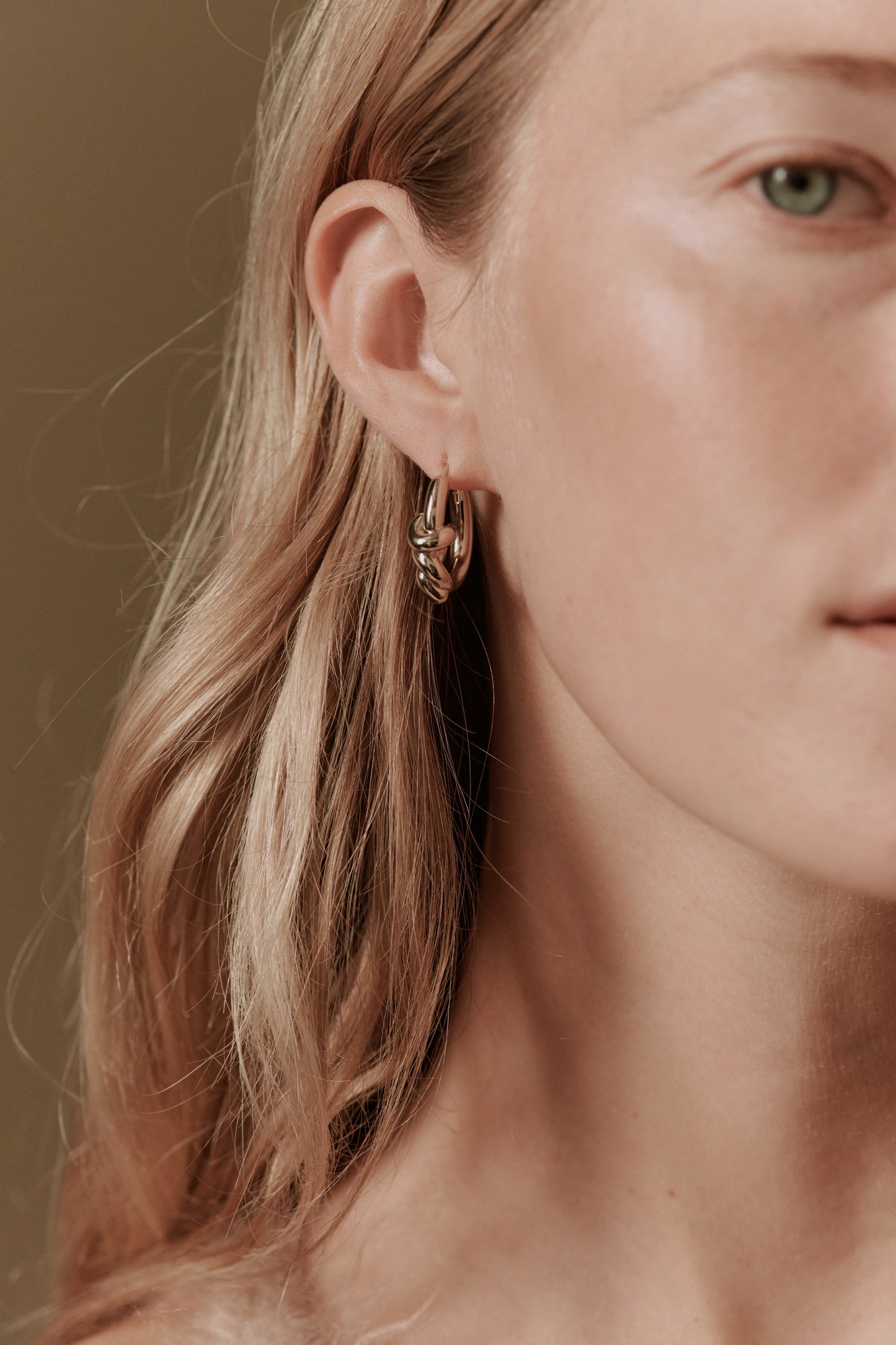 Lottie Chunky Knot Earrings