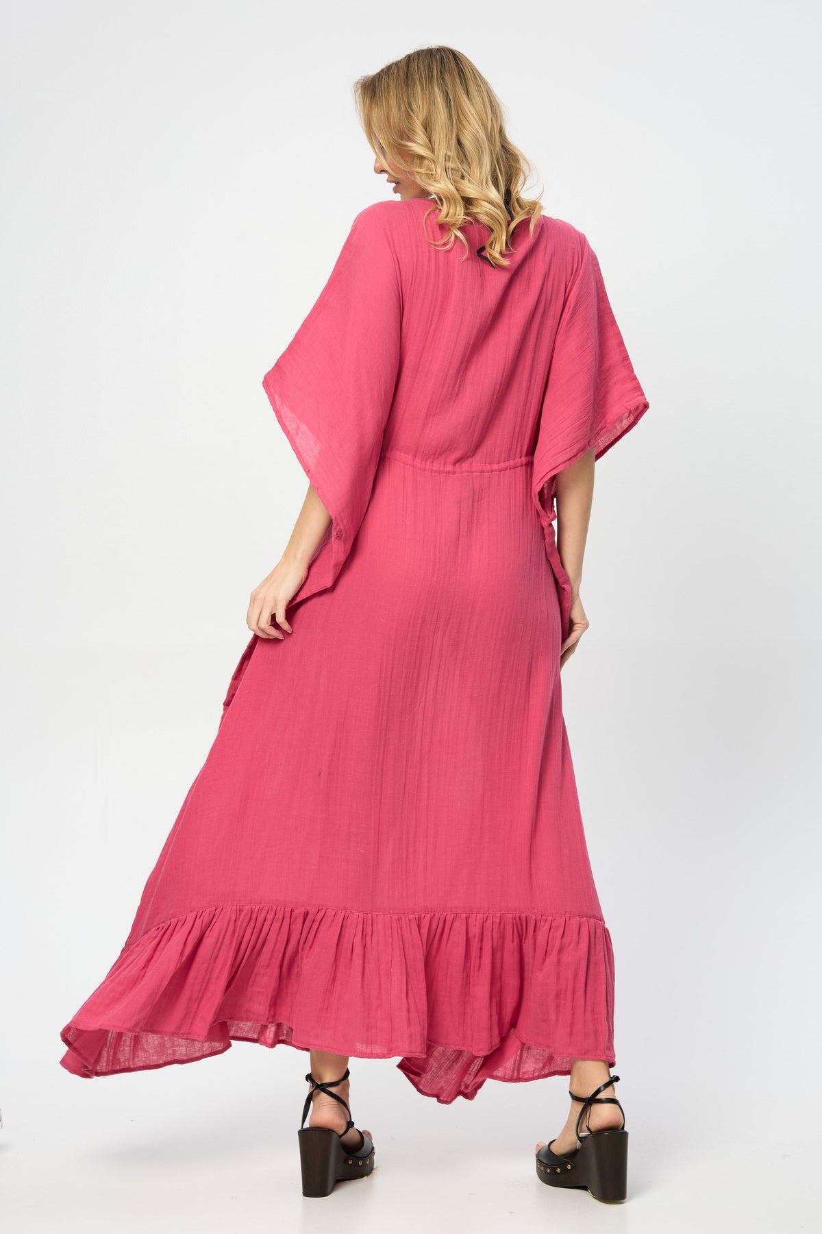 Crochet Rainbow Kaftan Maxi