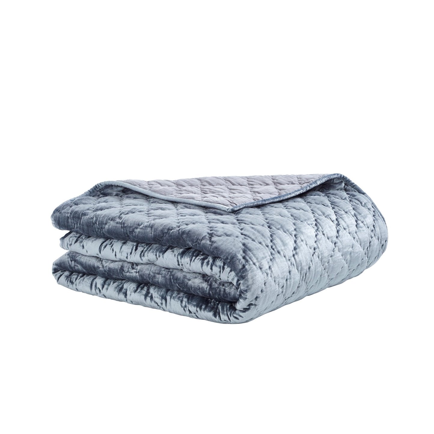 Clermont Diamond Velvet Quilt - Clearance
