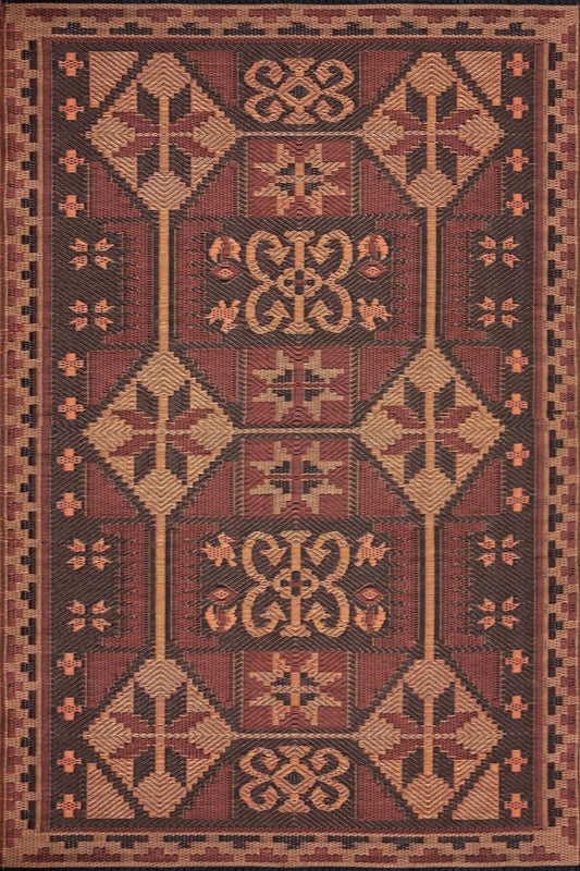 Ankara Cream & Brown