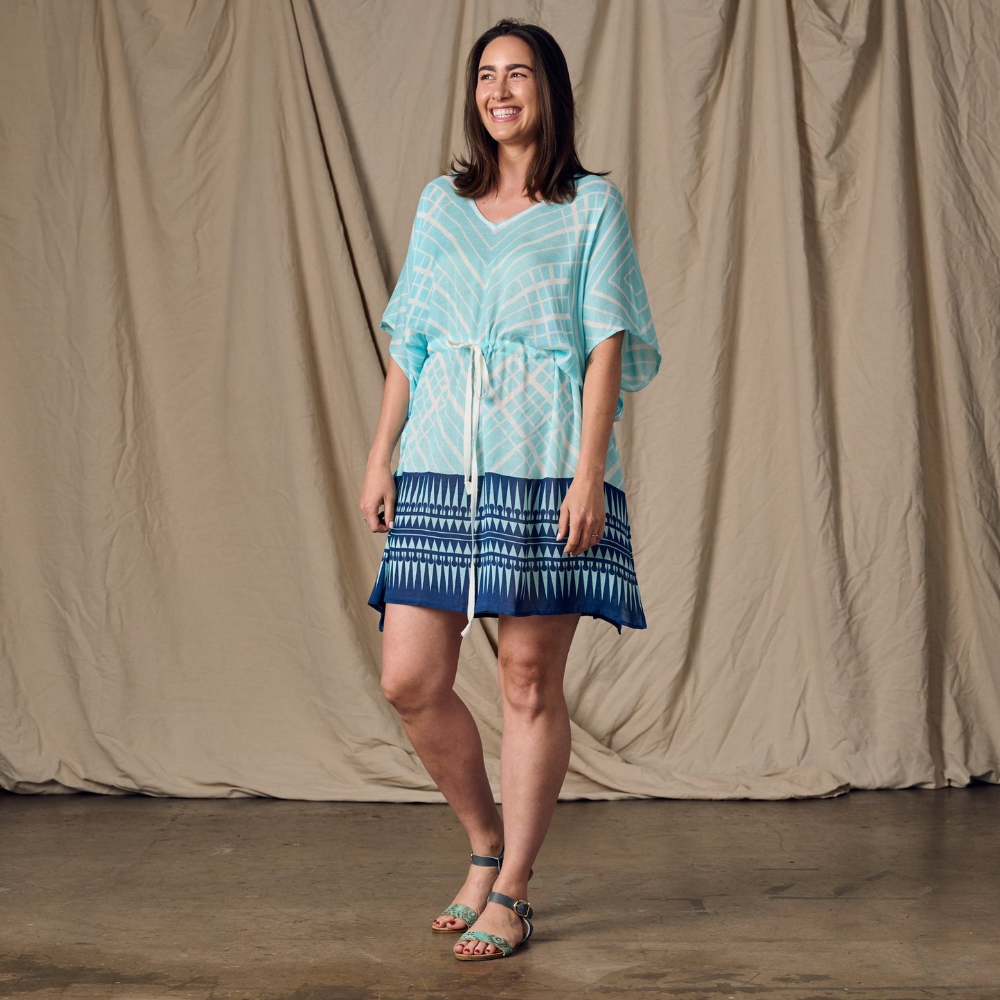 Lahar Geometric Kaftan