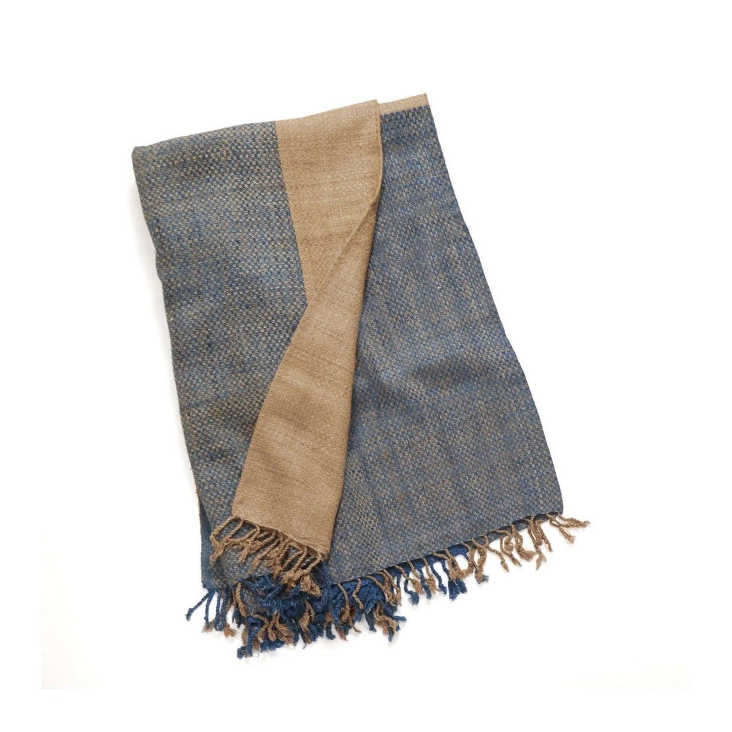BLOCK Handwoven Cruelty-free Silk Throw – Fair Trade – Artisan Made