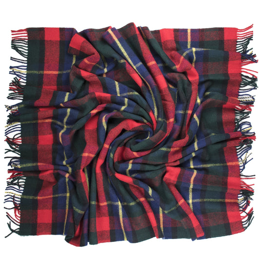Highland Tweeds Pure New Wool Fluffy Throw ~ Kilgour ~