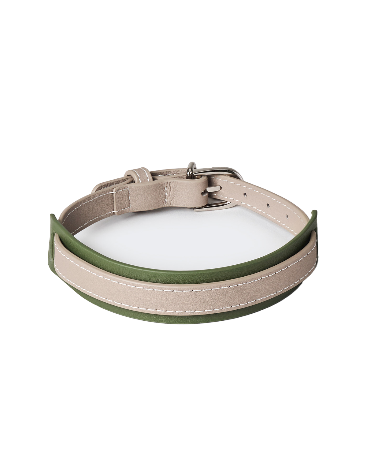 The Ornata Leather Dog Collar | Willow Sage
