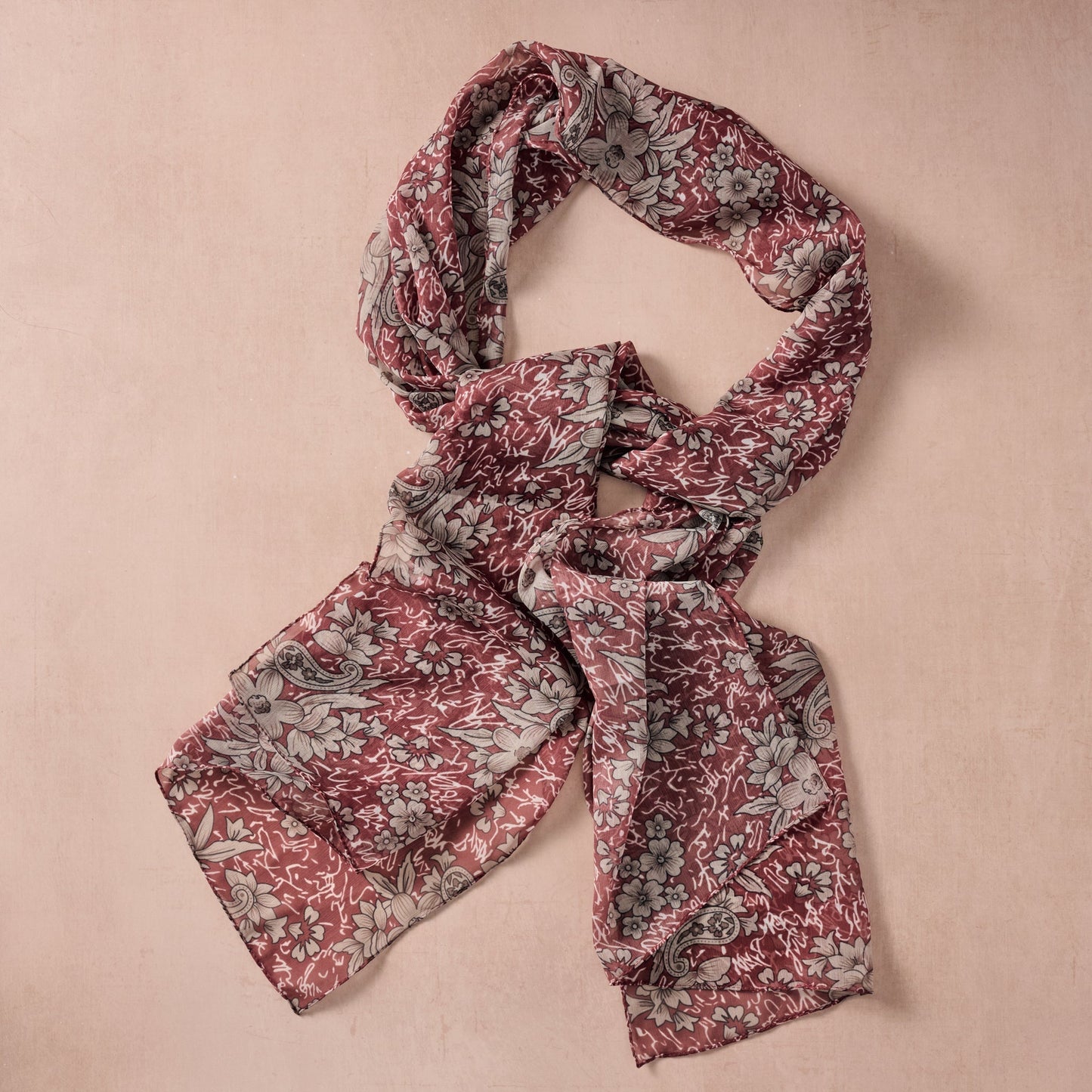 Mala Vine Chiffon Scarf