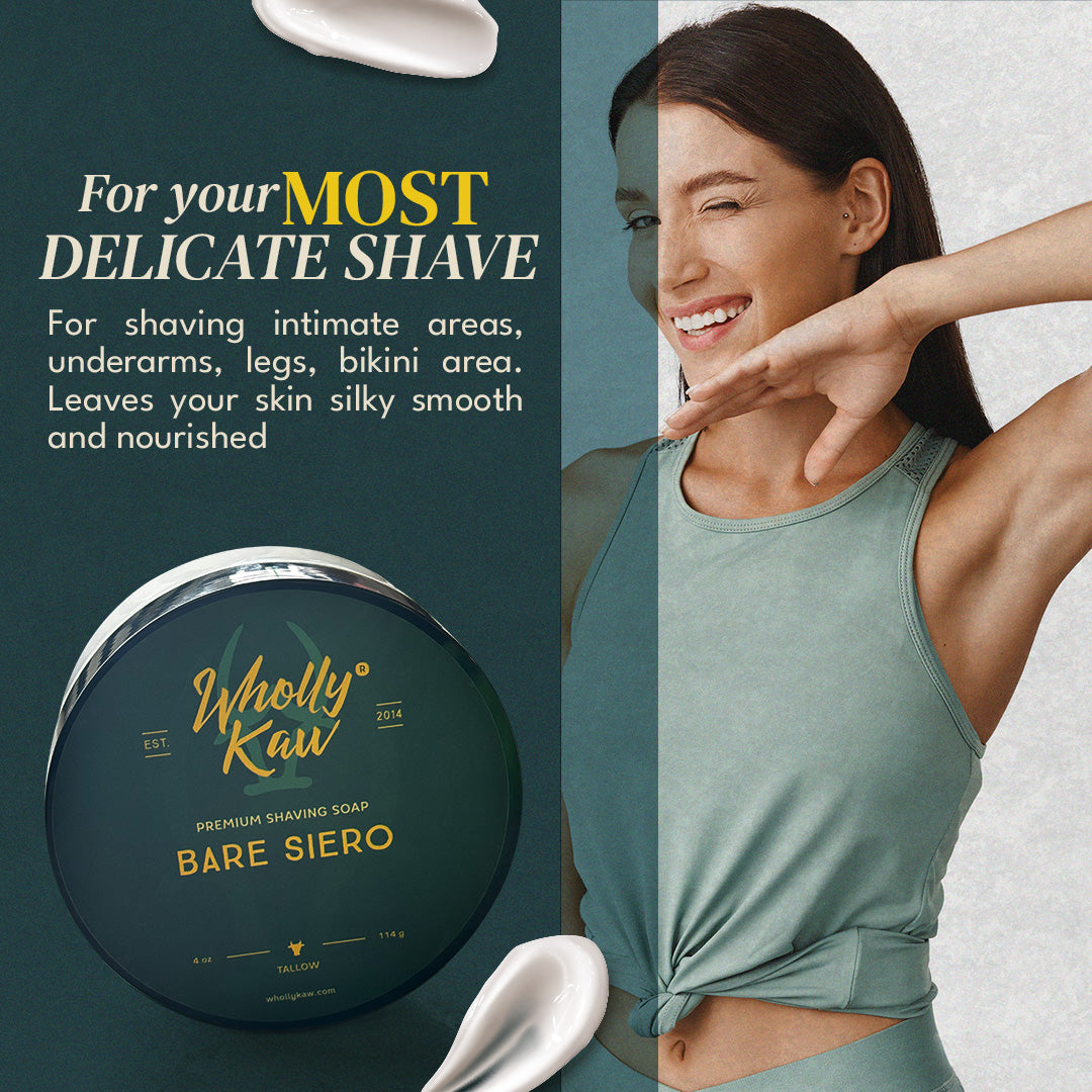 Unscented Tallow Shaving Soap – Premium, Natural, and Gentle for Sensitive Skin