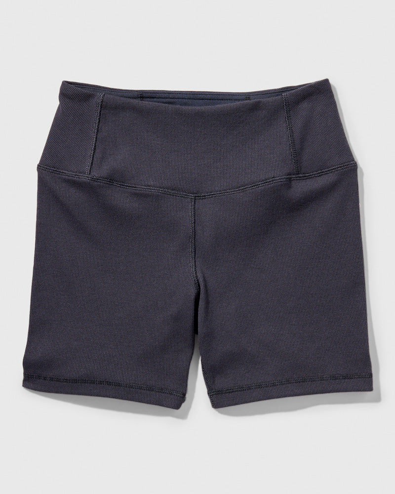 EcoKnit™ Ribbed Bike Short - 5"