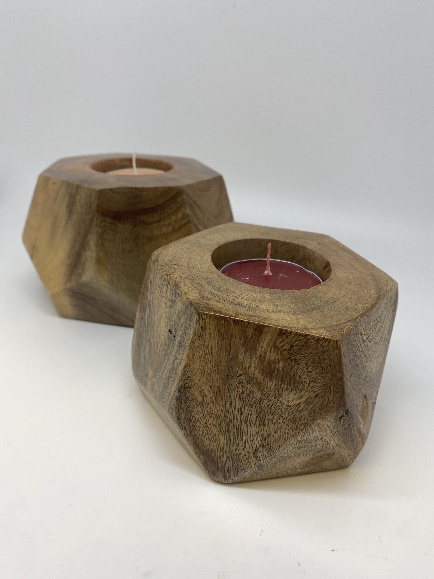 Geometric Reclaimed Wood holder