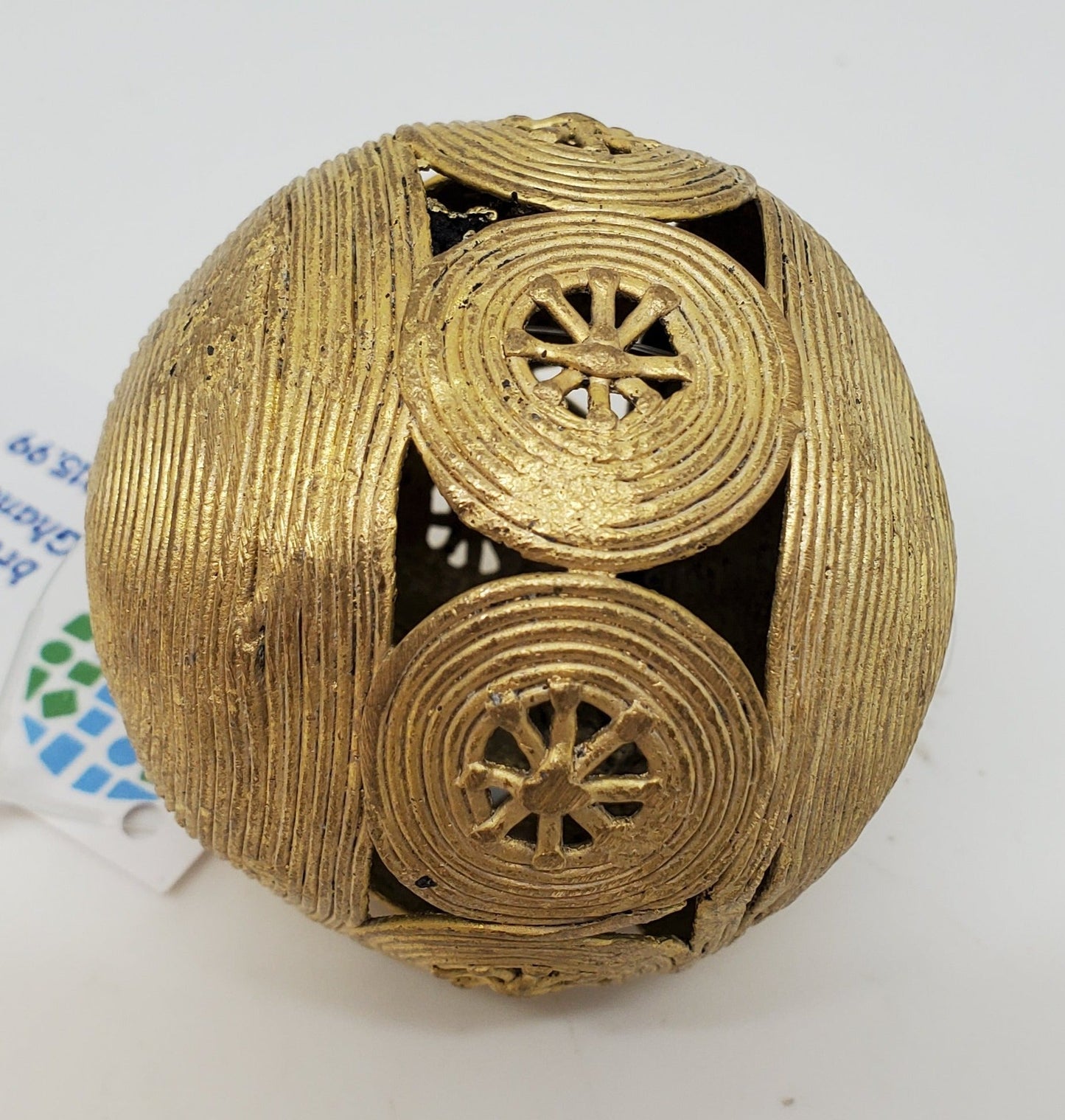 Brass Bead Pendant