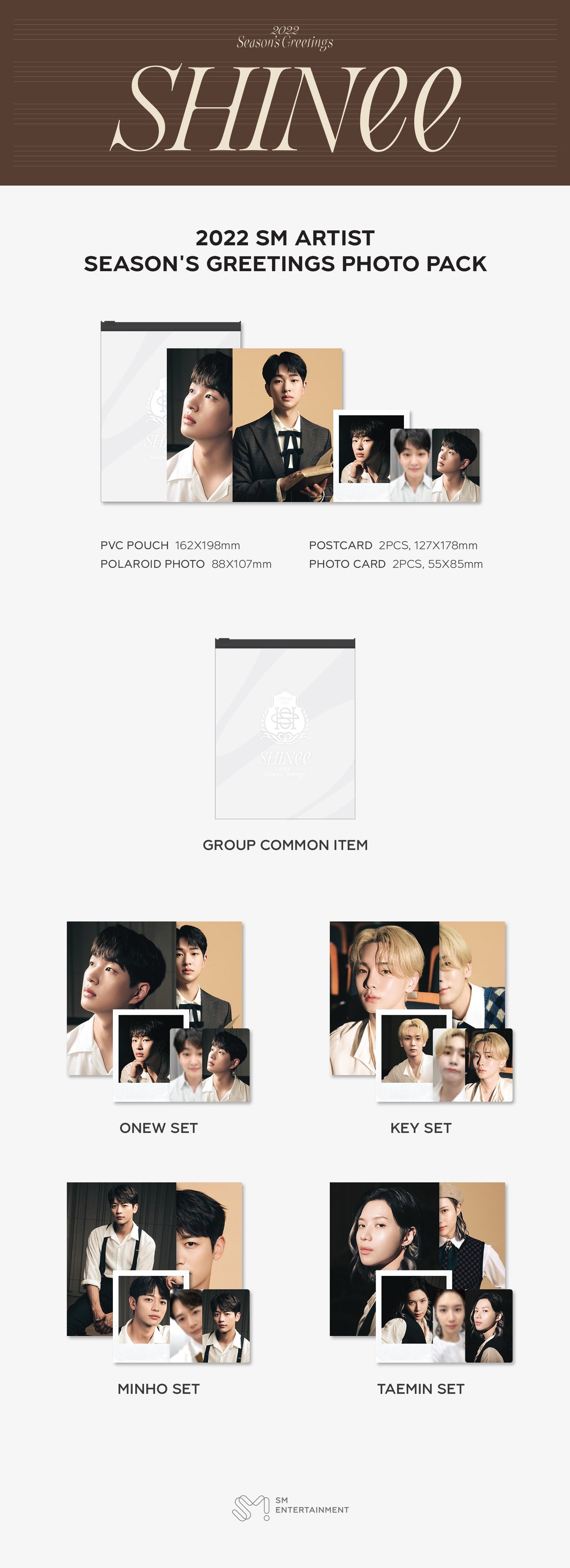 2022 Sm Artist Season's Greetings Photo Pack
