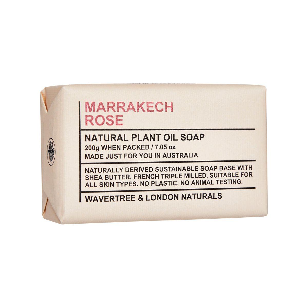 Wavertree & London Marrakech Rose Natural Soap 7 Oz