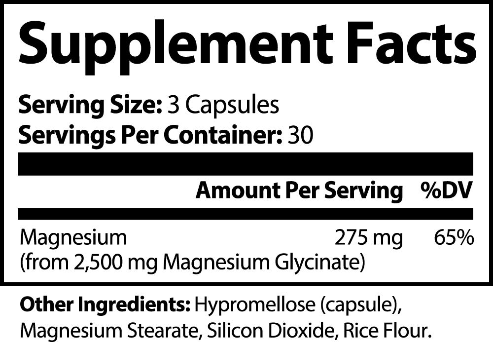 Goiteia Magnesium Glycinate 90 caps - Osadia Concept Store