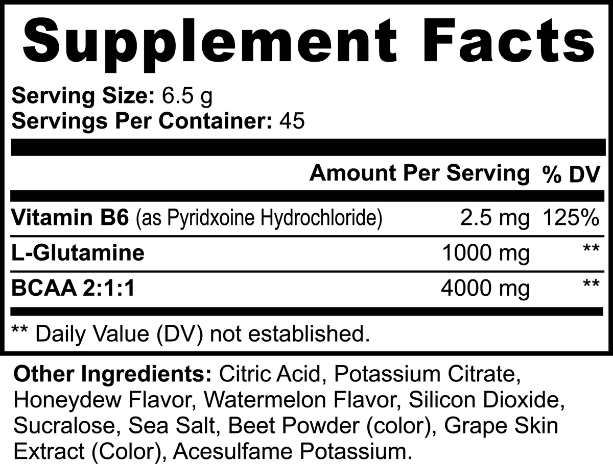 Goiteia BCAA Post Workout Powder (Honeydew/Watermelon) 0.64lb (292g) - Osadia Concept Store
