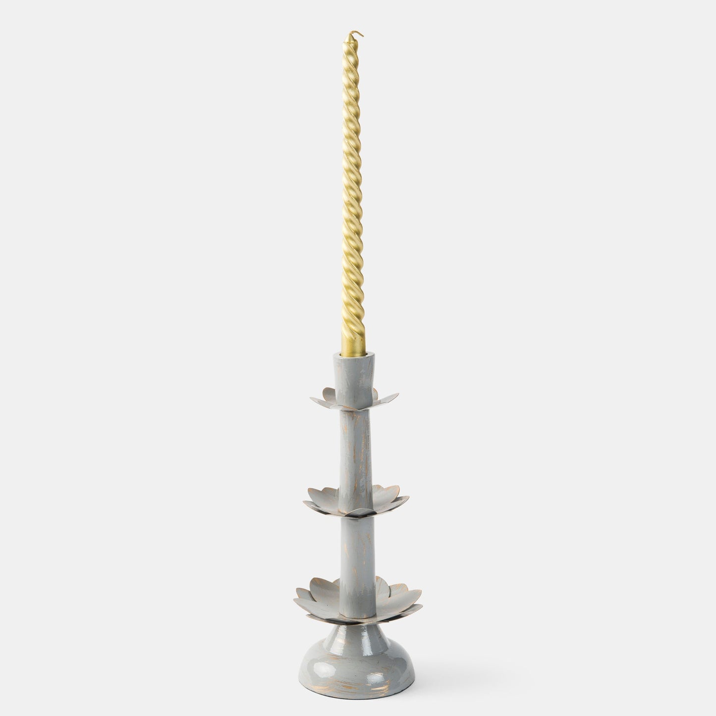 Lotus Bloom Tapered Candleholders