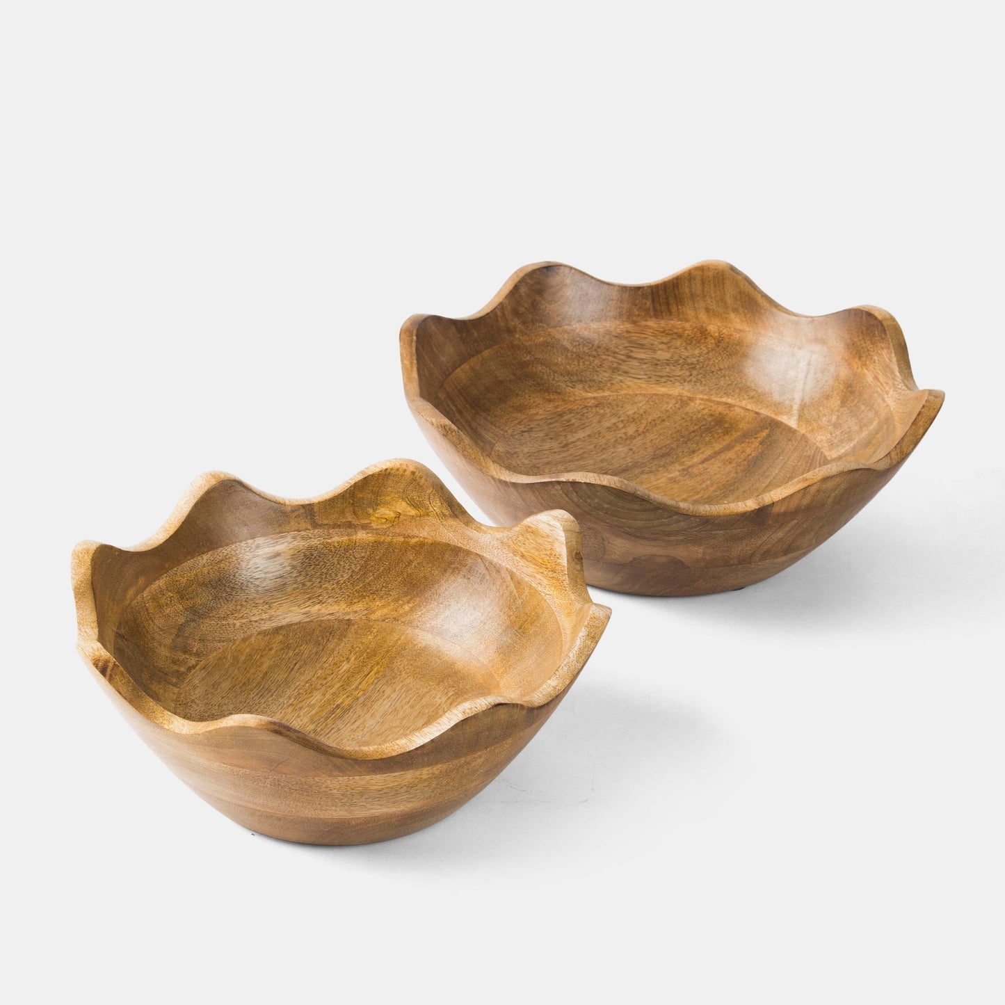 Scalloped Large Nested Bowl Set