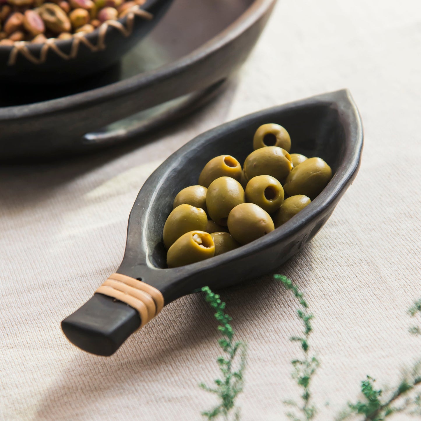 Longpi Black Clay Nut Bowl