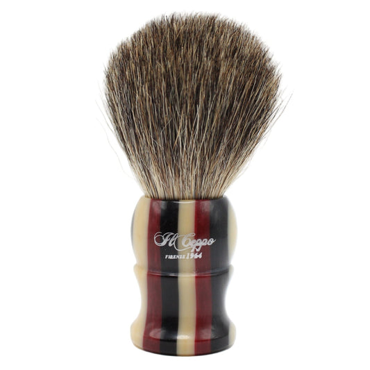 Il Ceppo Red Handle Pure Badger Bristle Shave Brush