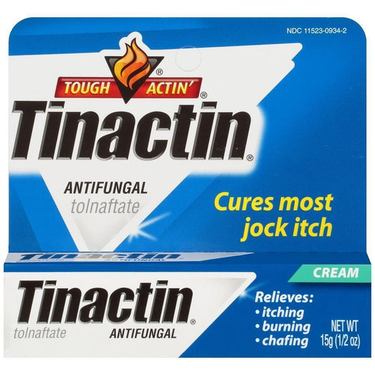Tinactin Tolnaftate Cream Antifungal 0.5 Oz. Carded Pack
