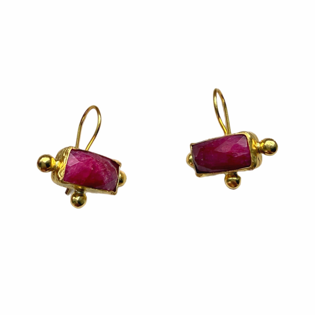 Hana Ruby Earrings