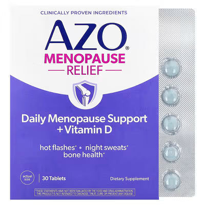 AZO MENOPAUSE RELIEF TB 30 