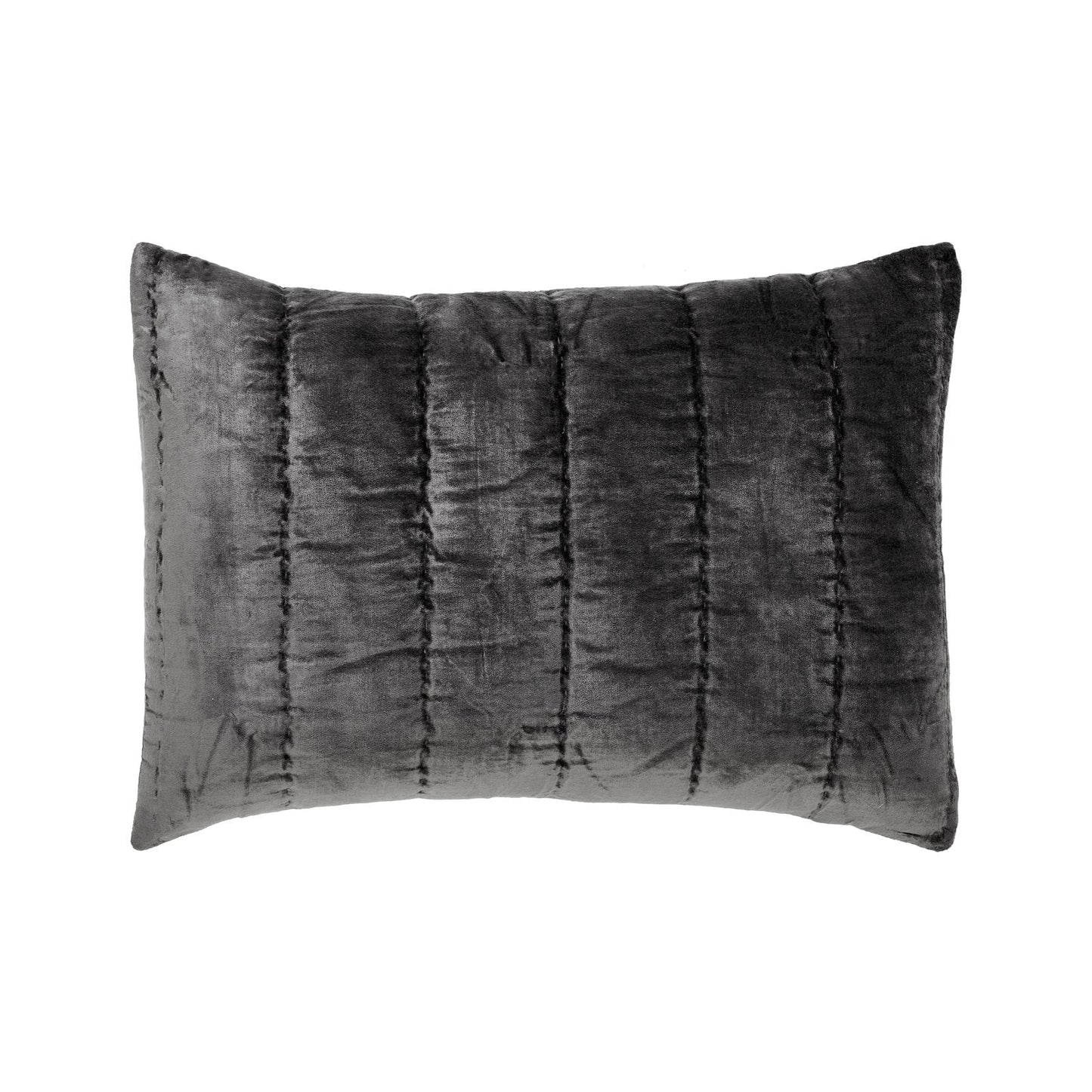 Gatsby Channel Velvet Quilt Sham - Clearance