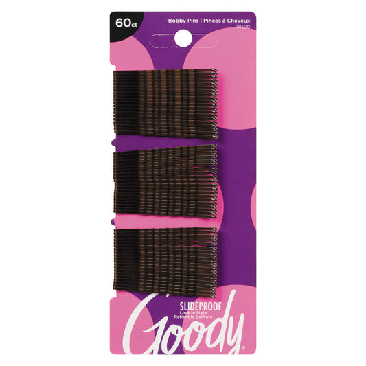Goody Bobby Pins - Brown - 60ct