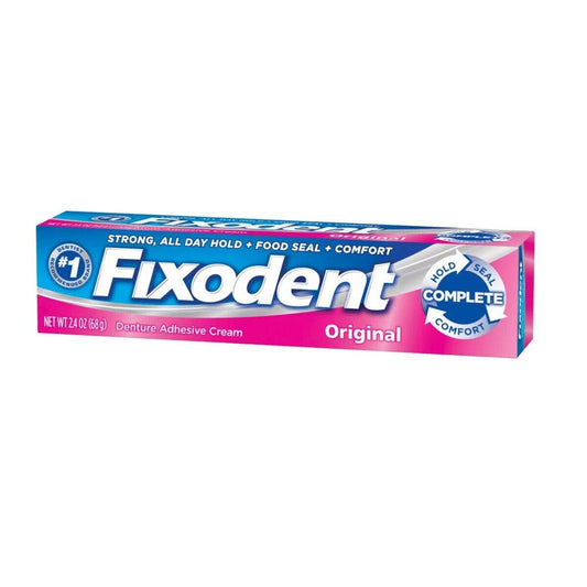 Fixodent Complete Original Denture Adhesive Cream, 4 Pk./2.4 Oz