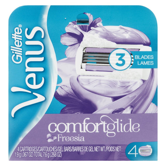 Gillette Venus ComfortGlide Freesia Women's Razor Blade Refills Cartridges