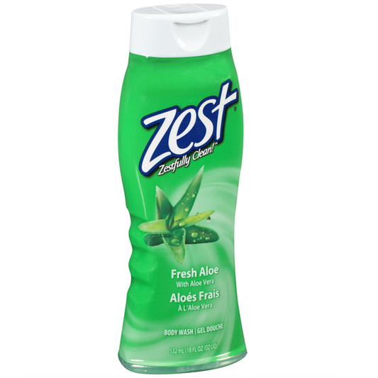 Zest Body Wash, Creamy Cocoa Butter & Shea, 18 Fl Oz
