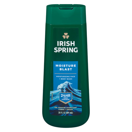 Irish Spring Moisture Blast Body Wash For Men - 20 Fl Oz