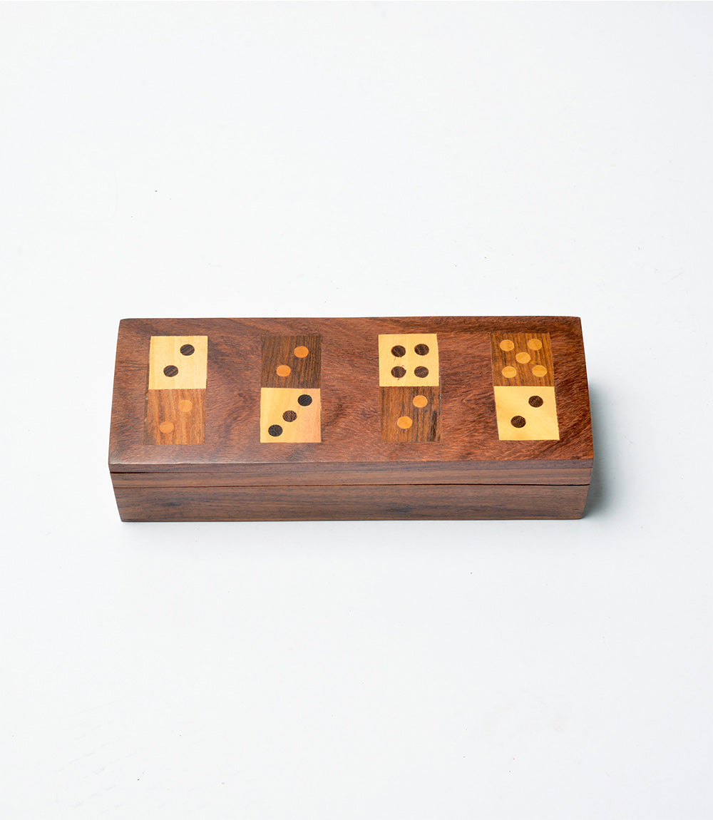 Domino Family Fun Wooden Game Set - Handmade - Osadia Concept Store