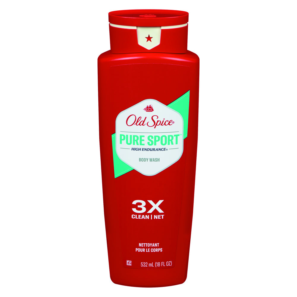 Old Spice High Endurance Pure Sport Scent Body Wash For Men, 18 Fl Oz