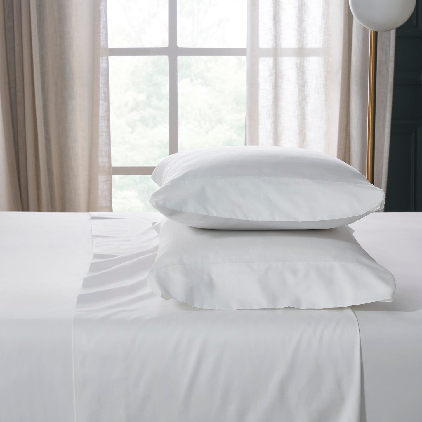 Vanessa Organic Cotton Percale Sheet Set